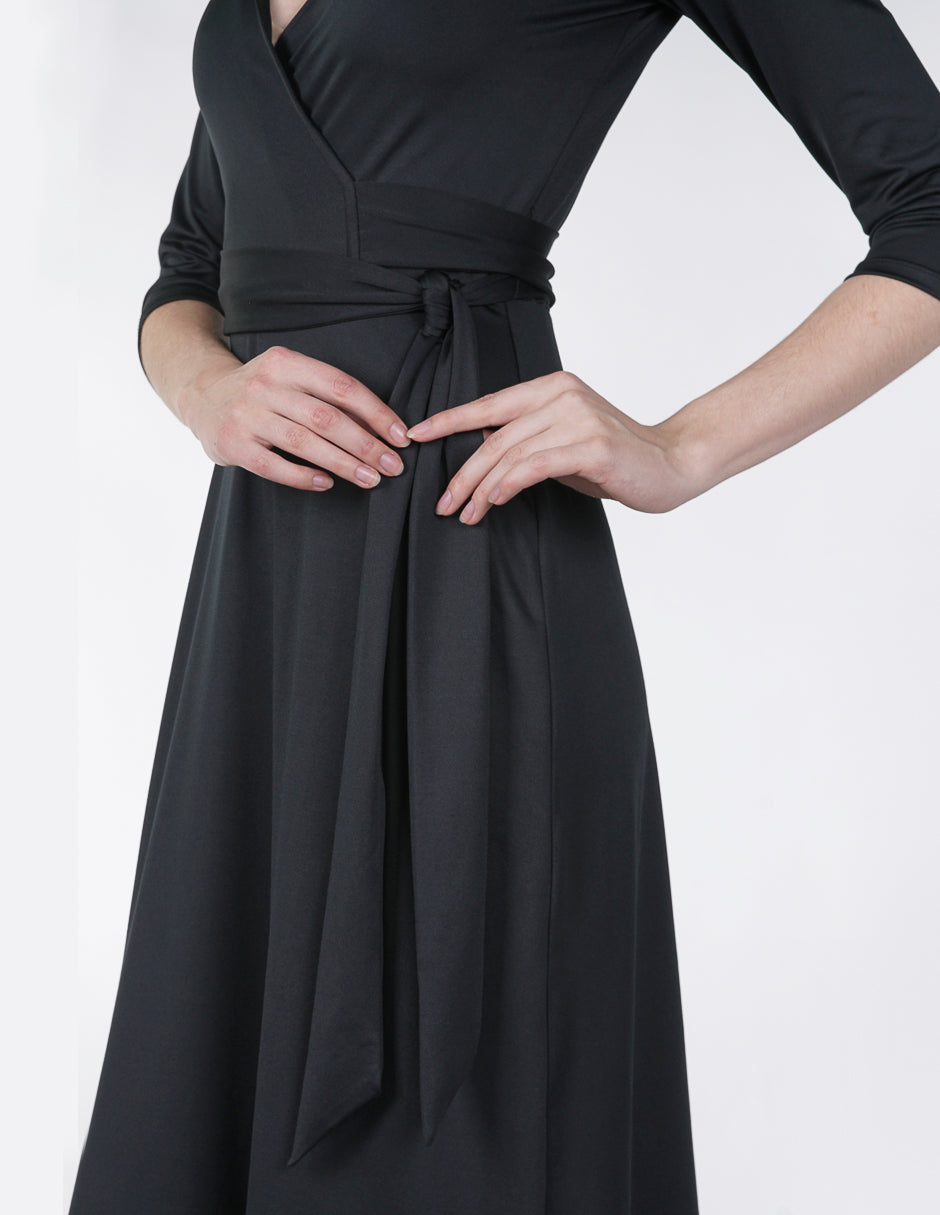 Vestido largo para Dama Petite  Negro