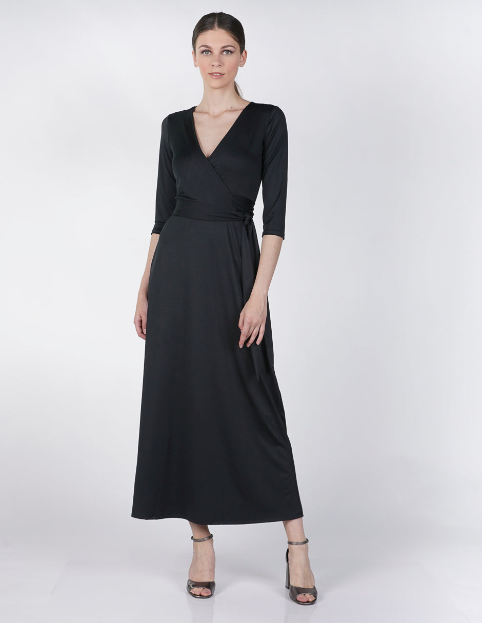 Vestido largo para Dama Petite  Negro