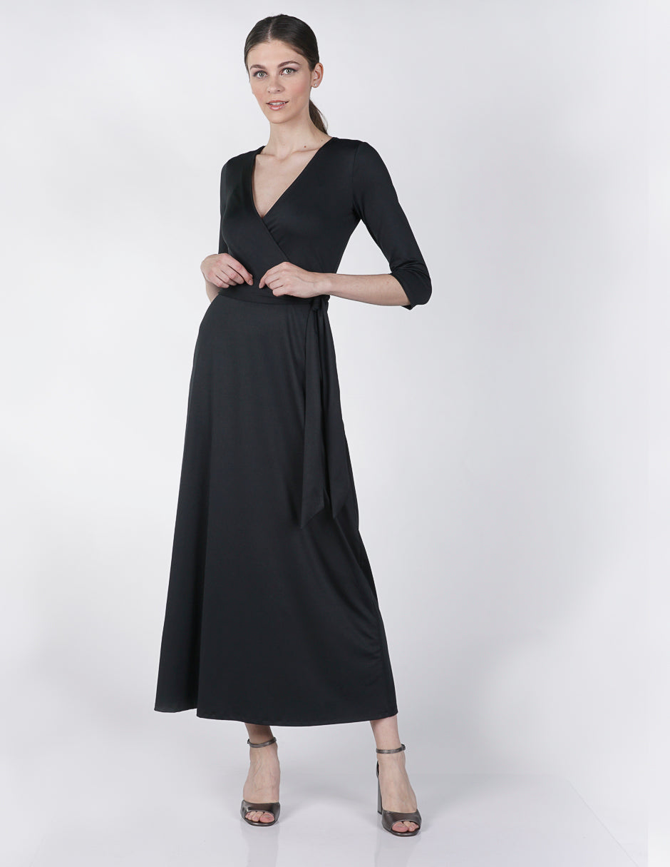 Vestido largo para Dama Petite  Negro