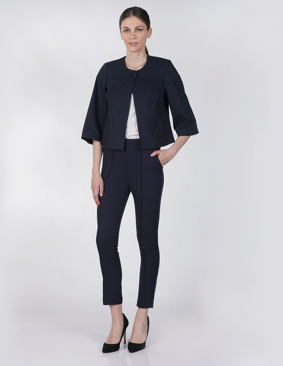 Saco tipo bolero para Dama  Petite Amori Azul Marino