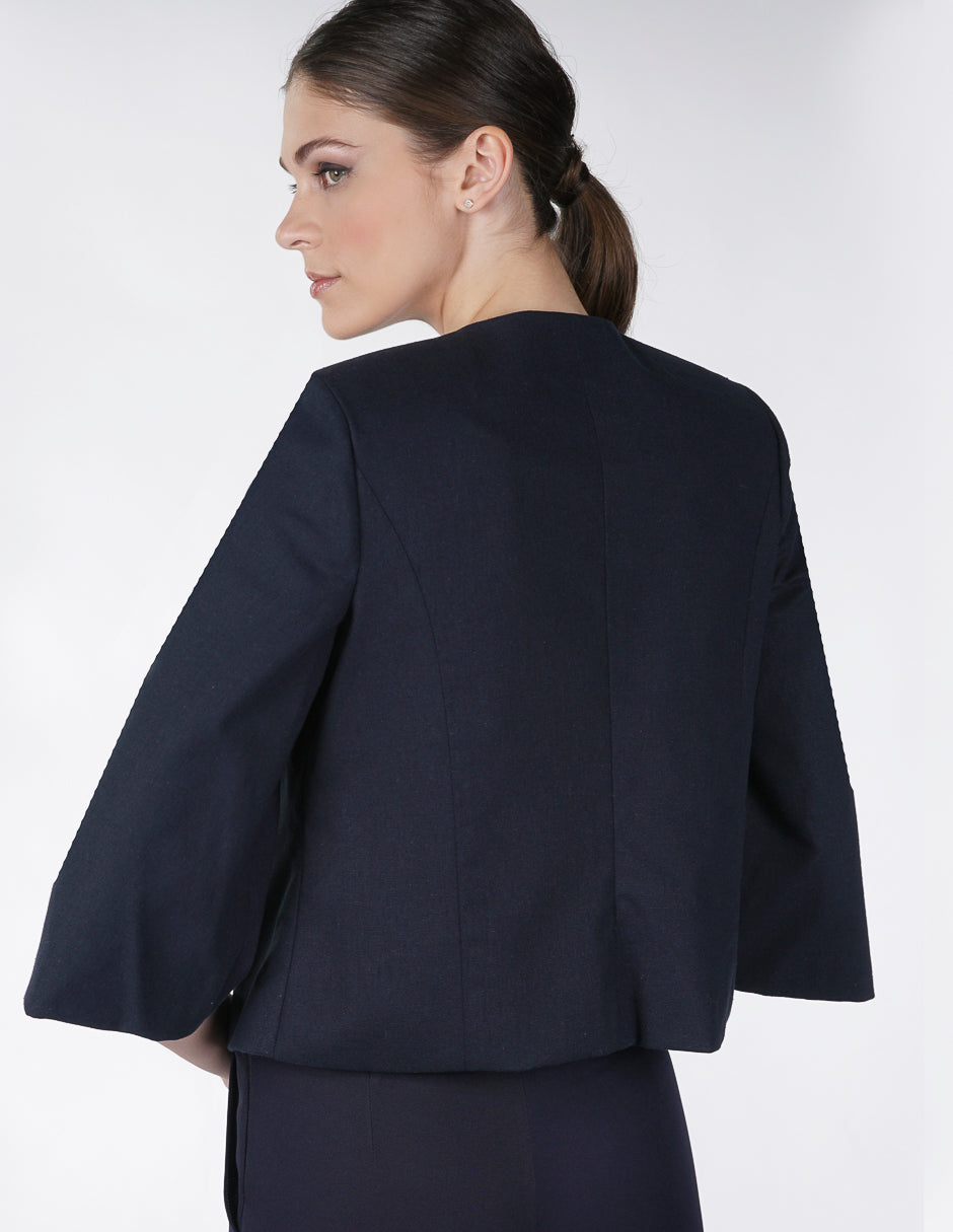 Saco tipo bolero para Dama  Petite Amori Azul Marino